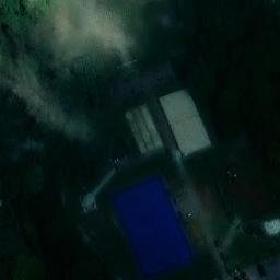 Sand Volleyball Court — aerial view
