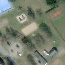 Sand Volleyball Court — aerial view