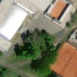 Volleyball Court — aerial view
