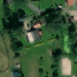 Volleyball Court near Trutnov — aerial view