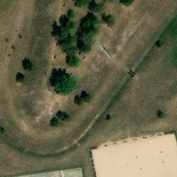 Sand Volleyball Court — aerial view
