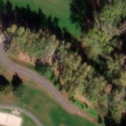 Volleyball Court — aerial view