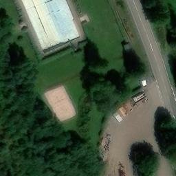 Sand Volleyball Court, Ludwigsstadt — aerial view