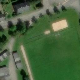 Sand Volleyball Court, Lehesten — aerial view
