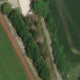 Sand Volleyball Court — aerial view