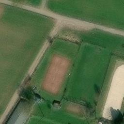 Sand Volleyball Court, Neuwied — aerial view