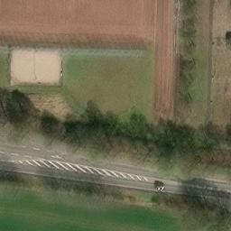 Sand Volleyball Court, Neuwied — aerial view