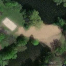 Sand Volleyball Court — aerial view