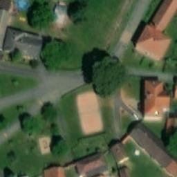 Volleyball Court near Sudoměř — aerial view