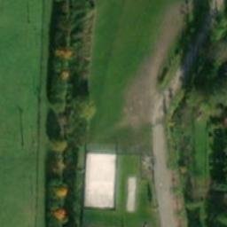 Sand Volleyball Court — aerial view