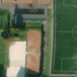 Sand Volleyball Court — aerial view