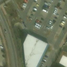 Sand Volleyball Court — aerial view