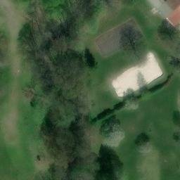 Sand Volleyball Court — aerial view