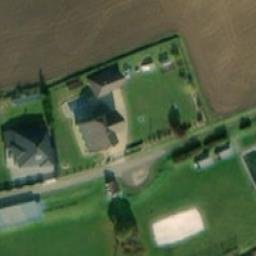 Sand Volleyball Court — aerial view