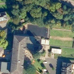 Volleyball Court near Vallendar — aerial view