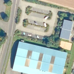 Sand Volleyball Court, Mülheim-Kärlich — aerial view