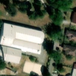 Sand Volleyball Court — aerial view