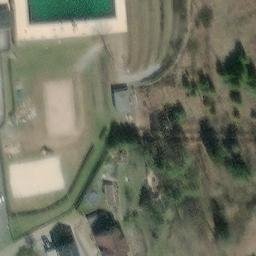 Sand Volleyball Court — aerial view
