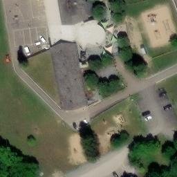 Volleyball Court — aerial view