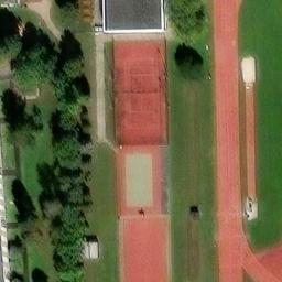 Volleyball Court near Louny — aerial view