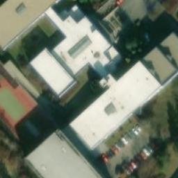 Sand Volleyball Court — aerial view