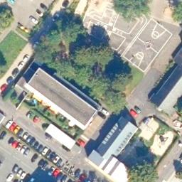 Volleyball Court — aerial view