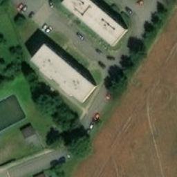 Sand Volleyball Court — aerial view