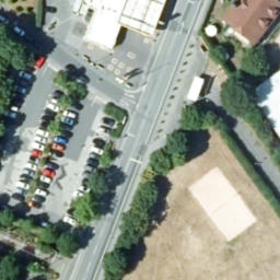 Sand Volleyball Court, Neustadt b.Coburg — aerial view