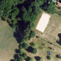 Sand Volleyball Court, Naila — aerial view