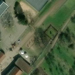 Grass Volleyball Court, Florstadt — aerial view