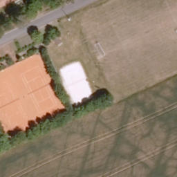 Beachvolleyballfeld DJK Salz — aerial view