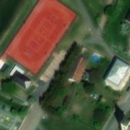 Volleyball Court — aerial view