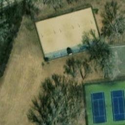 Riverside Park Beach Volleyball Courts — aerial view