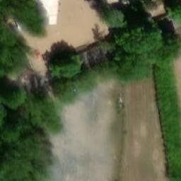 Sand Volleyball Court — aerial view