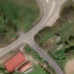 Sportovní hřiště obce Žižice — aerial view