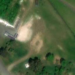 Sand Volleyball Court — aerial view