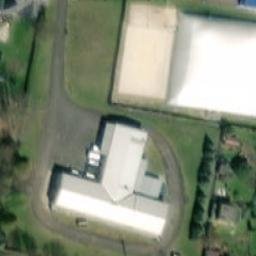 Sand Volleyball Court — aerial view