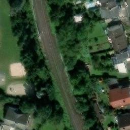 Sand Volleyball Court, Friedrichsdorf — aerial view