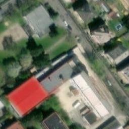 Volleyball Court near Karlovy Vary — aerial view