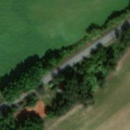 Volleyball Court near Dolní Přím — aerial view