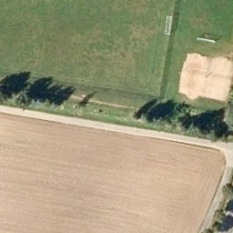 Sand Volleyball Court, Wierschem — aerial view