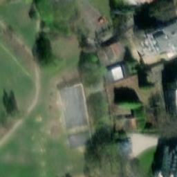 Volleyball Court near Karlovy Vary — aerial view