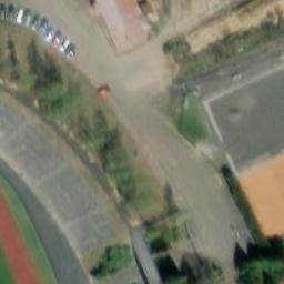 Sand Volleyball Court — aerial view