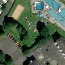 Büscheich Beach Volleyball Court — aerial view