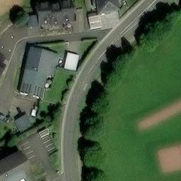 Volleyball Court, Gerolstein — aerial view