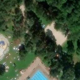 Sand Volleyball Court, Oberursel (Taunus) — aerial view
