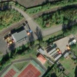 Volleyball Court — aerial view