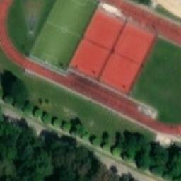 Volleyball Court near Lysá nad Labem — aerial view