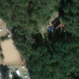 Volleyball Court near Hradec Králové — aerial view
