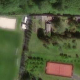 Sand Volleyball Court — aerial view